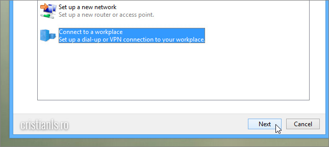 Connect to a workplace