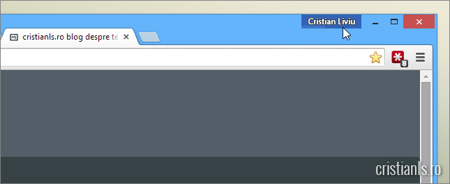 dezactivare afisare profil utilizator google chrome