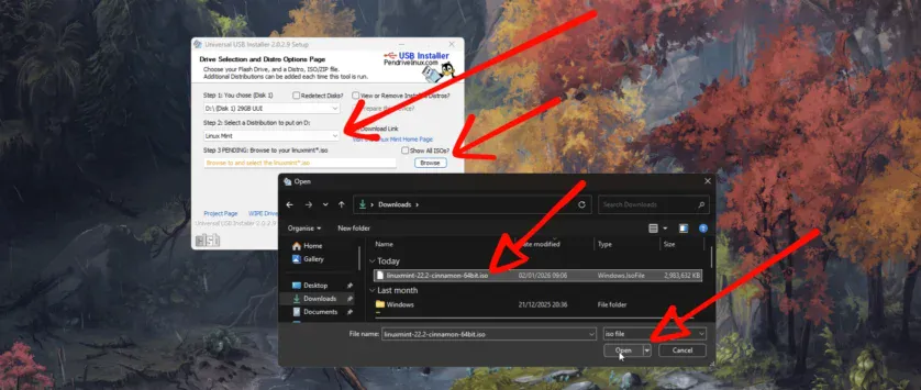 Alegerea imaginii ISO a Linux Mint