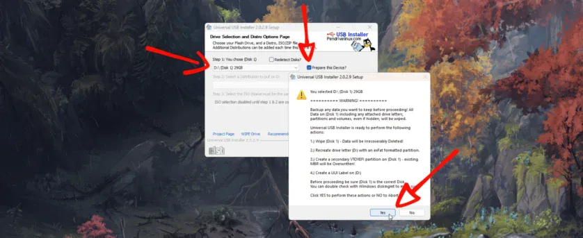 Pregătire stick/memorie USB pentru Linux Mint
