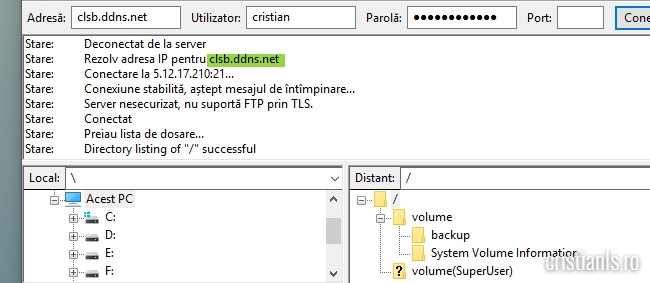 adresa ip dinamica transformata in statica