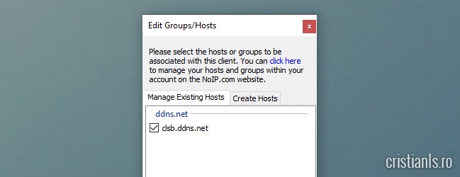 host dynamic dns noip.com