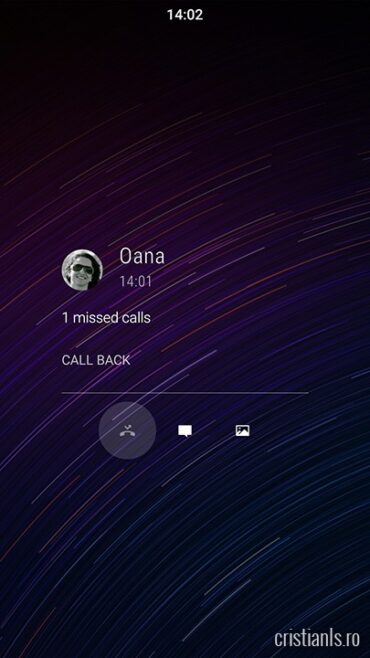 AcDisplay - Apel pierdut