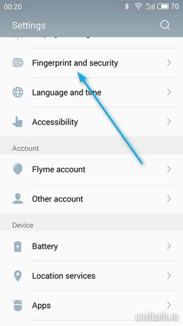 Fingerprint and security