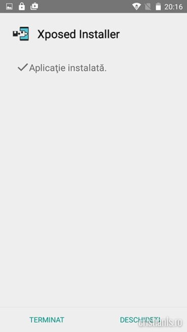 Instalare Xposed Installer - Deschideti
