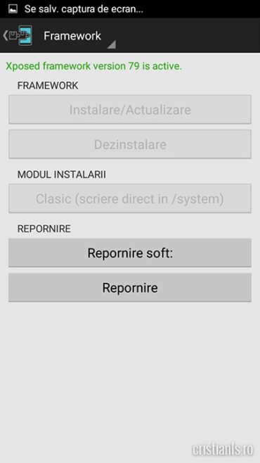 Repornire Soft Xposed