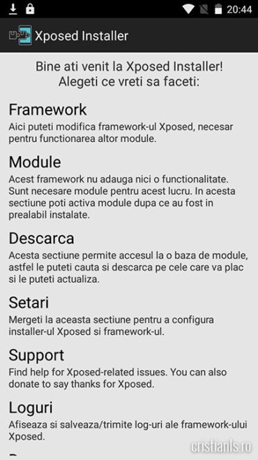 Xposed Framework instalat
