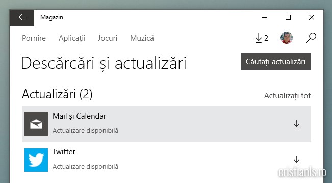 descarcari si actualizari