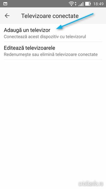 adauga un televizor