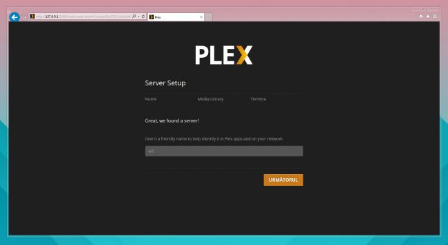 Plex Server Setup » Urmatorul