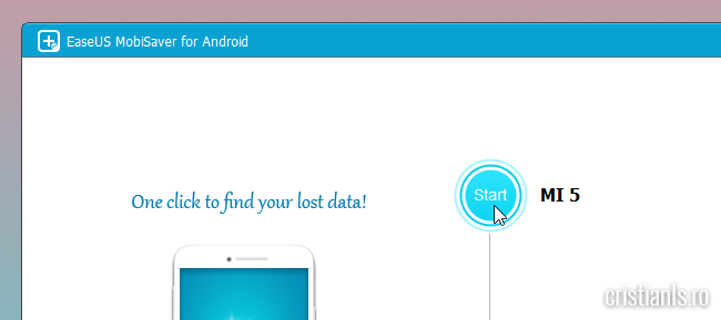 Start EaseUS MobiSaver for Android