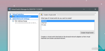 Virtual Switch Manager