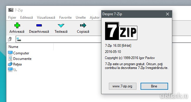 actualizare 7-Zip