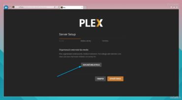 adauga biblioteca in Plex Media Server