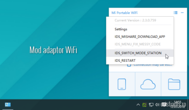 comutare in modul adaptor WiFi