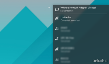 conectat la reteaua wireless