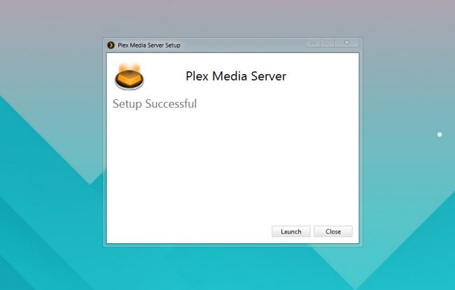 Plex Media Server a fost instalat