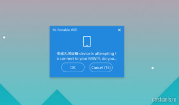un dispozitiv incearca sa se conecteze