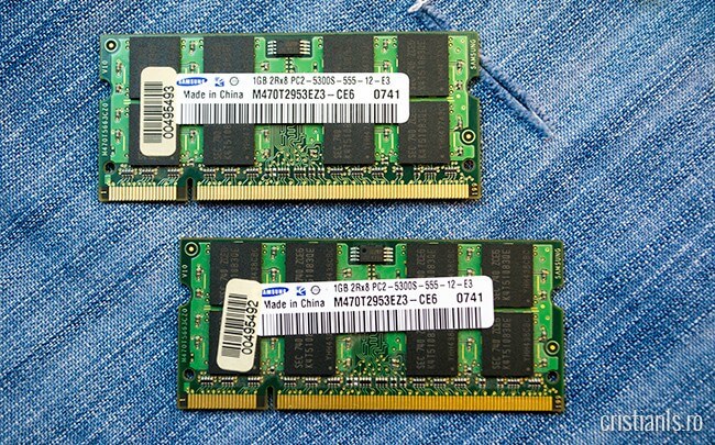 module de memorie ram pentru laptop