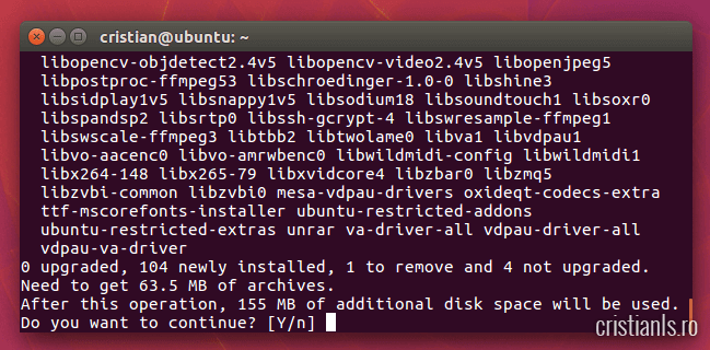 Codecuri Ubuntu 16.04