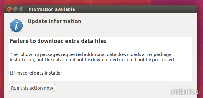 failure to download extra data files