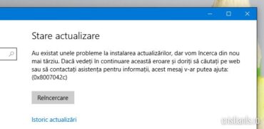 stare actualizare