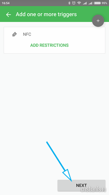 Adauga un declansator