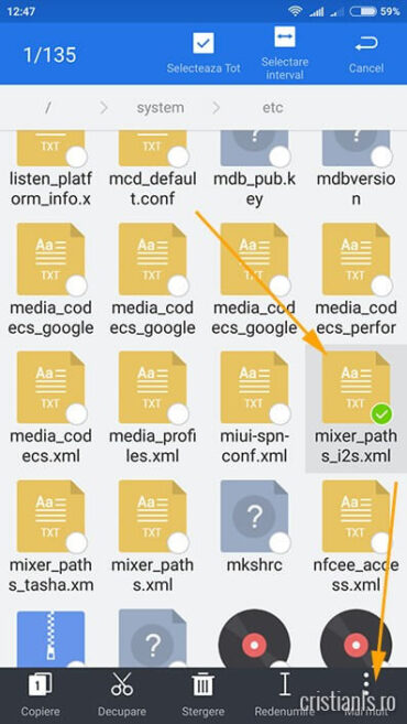 Es File Explorer Optiuni