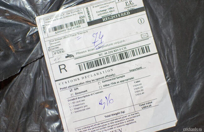 al doilea colet fara nume