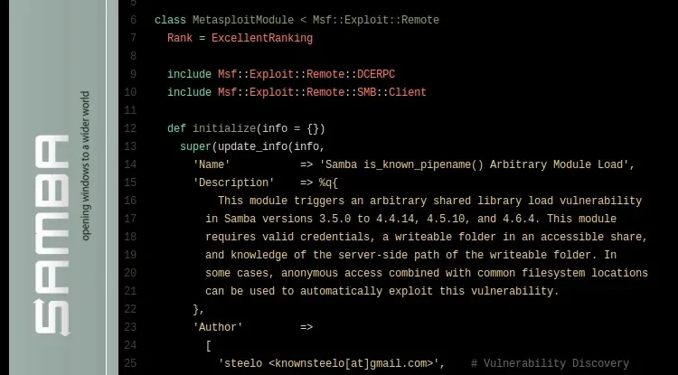 vulnerabilitate sambacry
