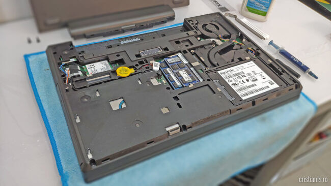 T440p - acces la componente