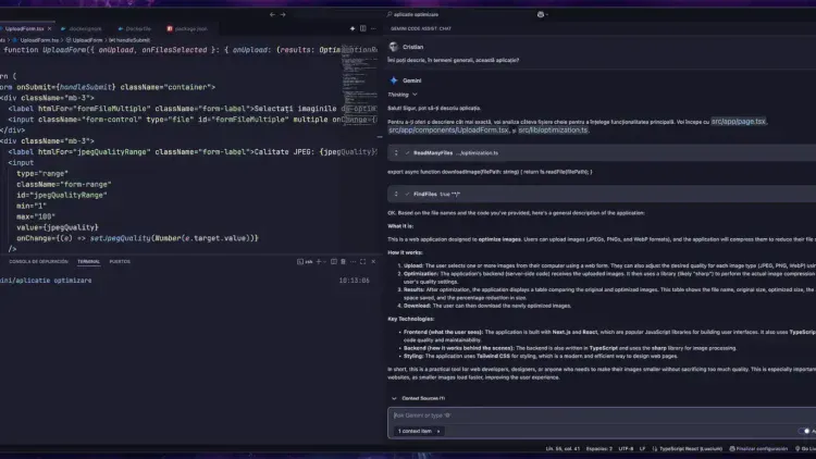 Analiza Gemini Code Assistant