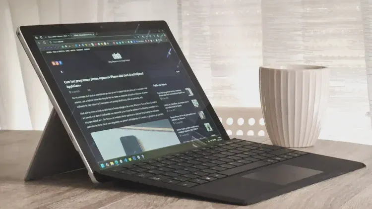 Surface Pro funcționând