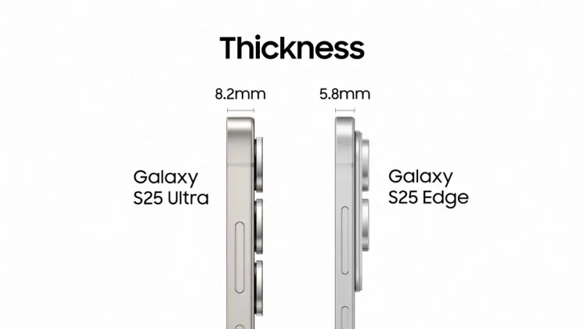 Samsung Galaxy S25 Edge vs. S25 Ultra
