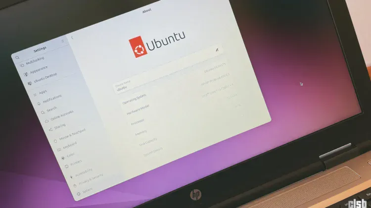 Laptop cu Ubuntu
