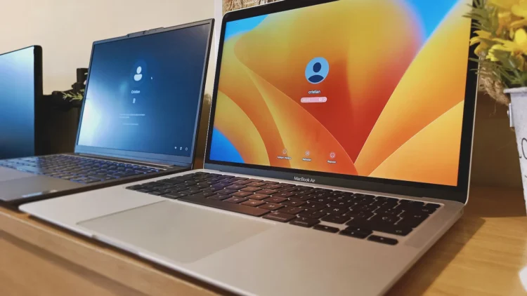 Migrade de la Windows la macOS: ThinkBook și MacBook Air