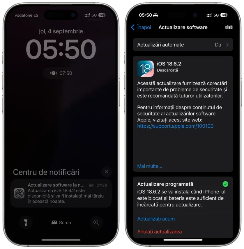 iOS 18.6.2 update available