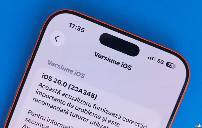 iOS 26 pe iPhone 17 Pro Max