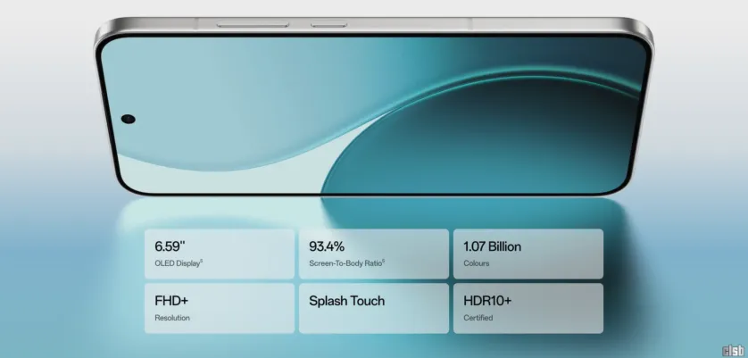 OPPO Reno14 - ecranul