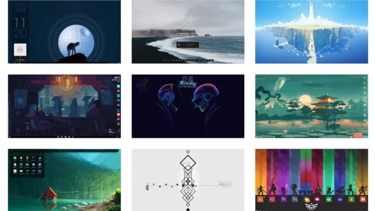 Rainmeter - teme comunitate