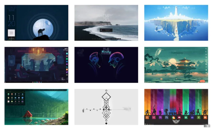 Rainmeter - teme comunitate