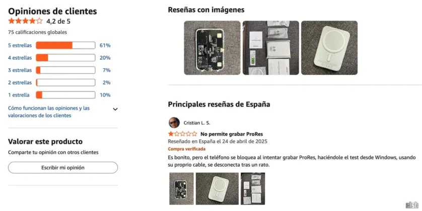recenzia pe Amazon