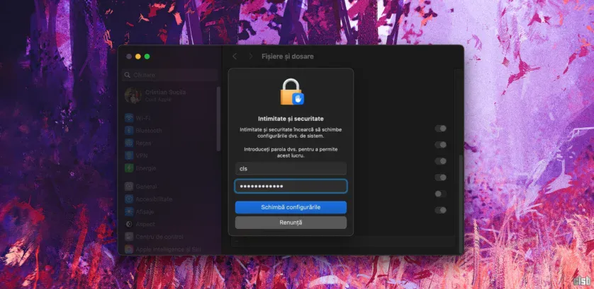 Revocare permisiuni Visual Studio Code
