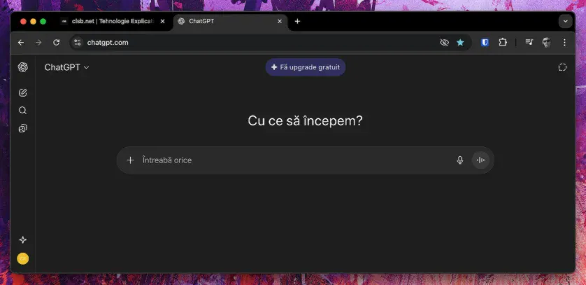 ChatGPT: gratis o lună!