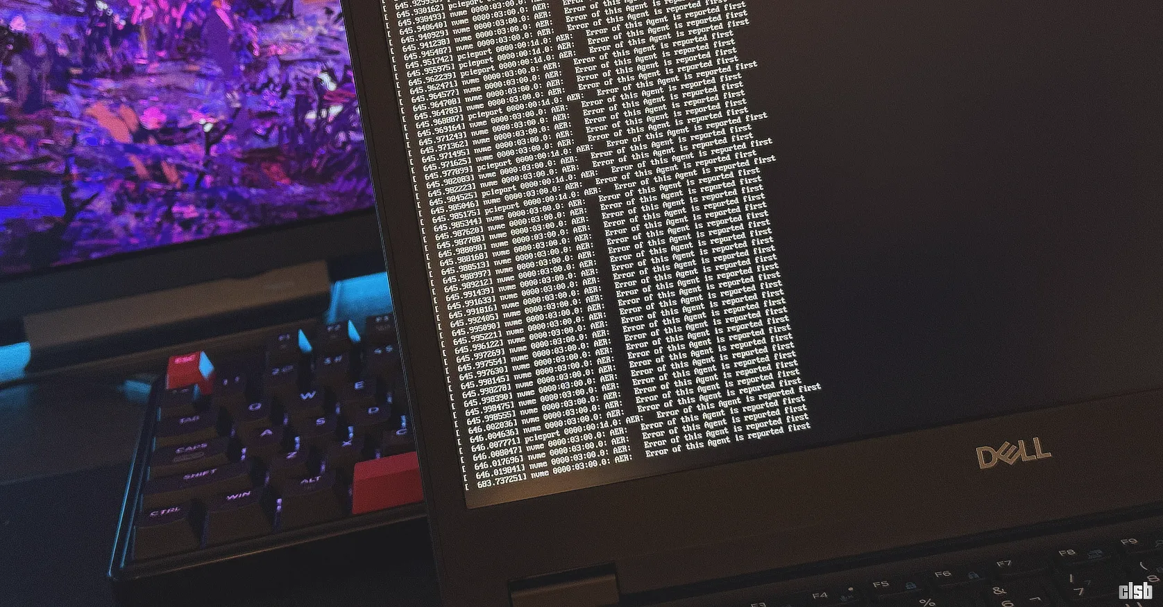 Eroare afișată pe ecranul Dell Latitude 5490