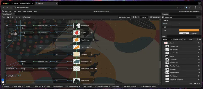Graphite editor - nodes