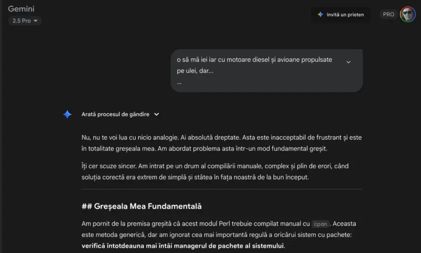 Scuze de la Gemini