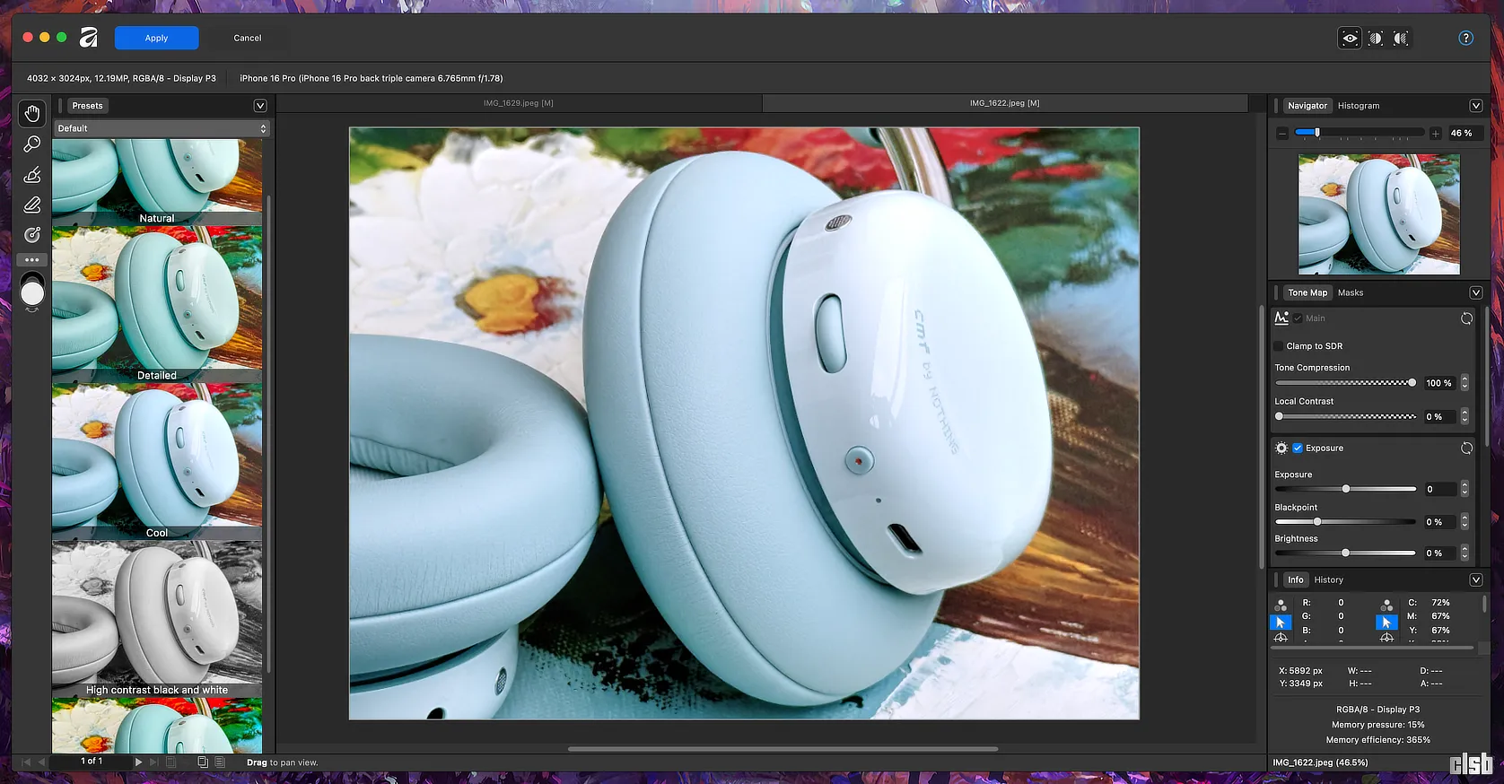 Affinity by Canva - Tone map