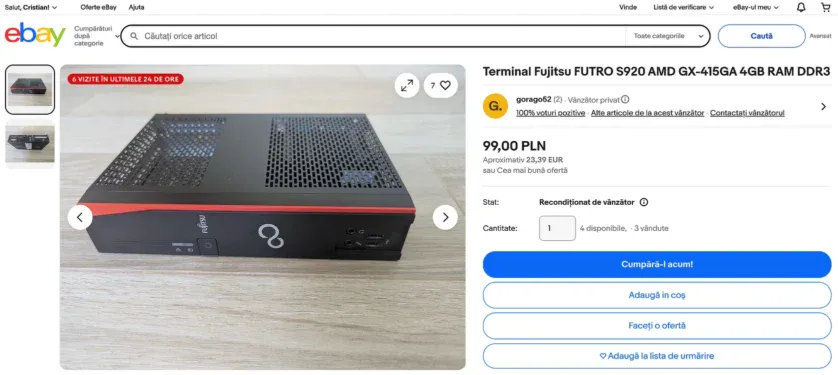 Fujitsu Futro S920 - eBay