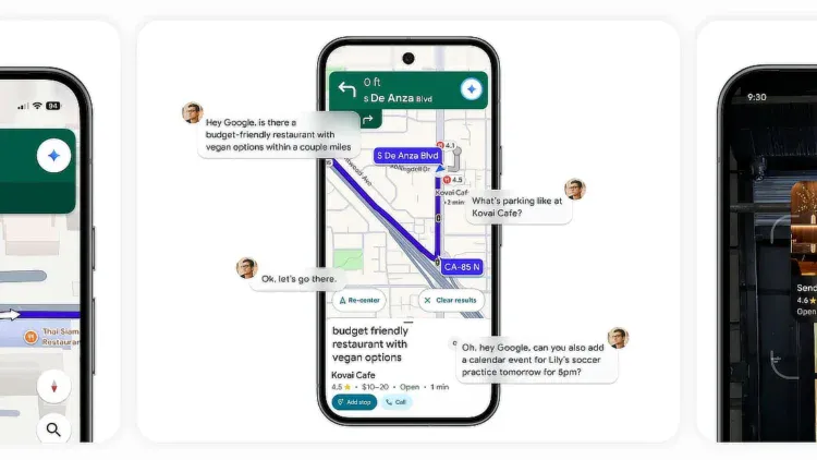Google Maps cu Gemini